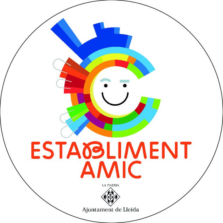 Logo Lleida establiment amic + paeria